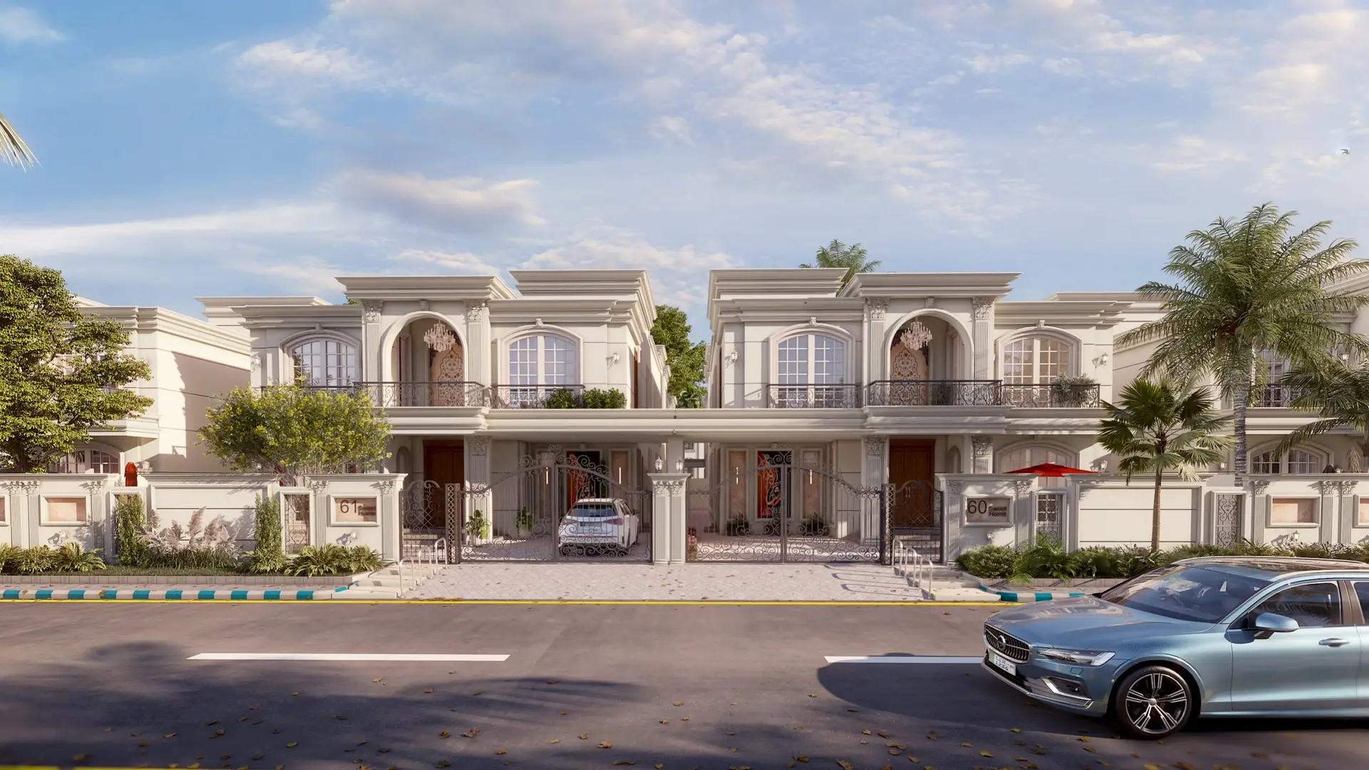 1 Kanal Villa Front View