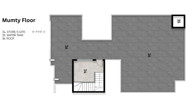 Roof top 1 kanal deatailss